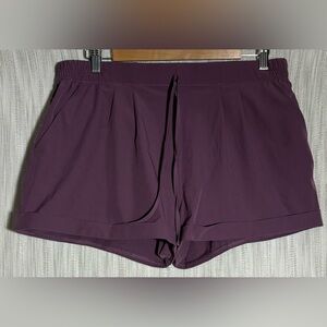 ZYIA Women's Deep Purple Athletic Shorts